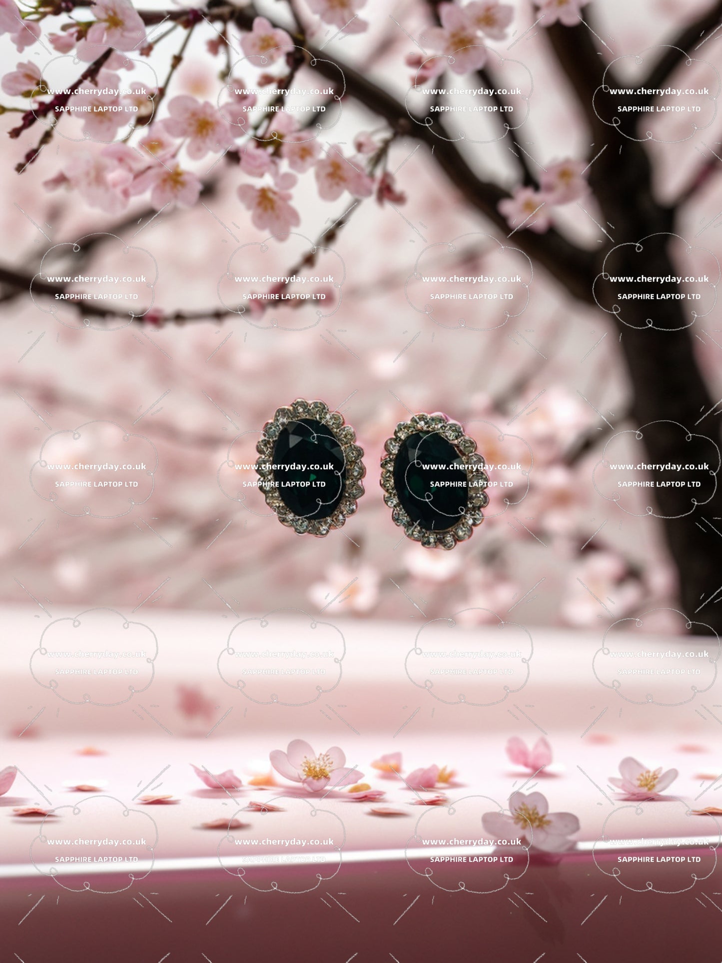 Duchess of Europe necklace and earrings set