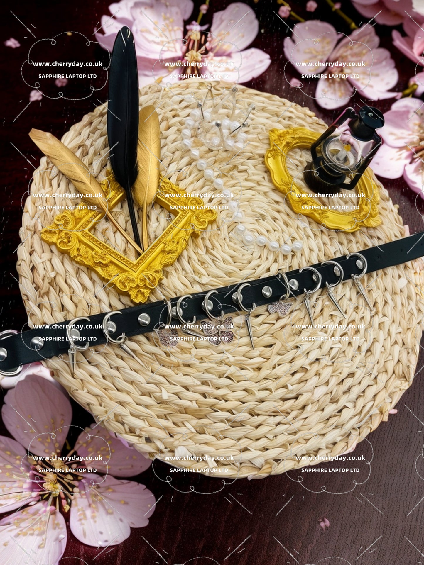 Cool days of western cowboy leather necklace