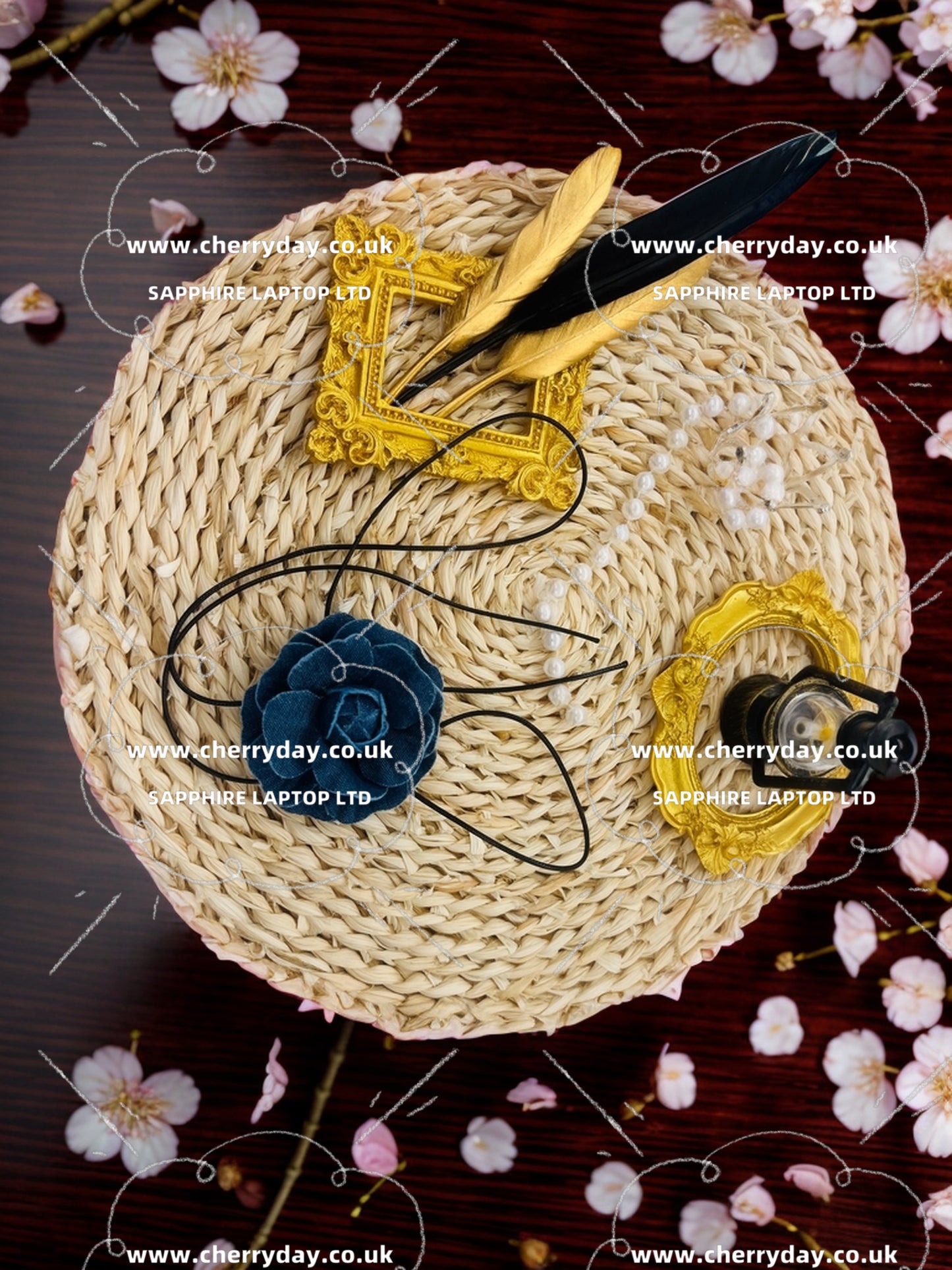 Cowboy flower lanyard charming necklace