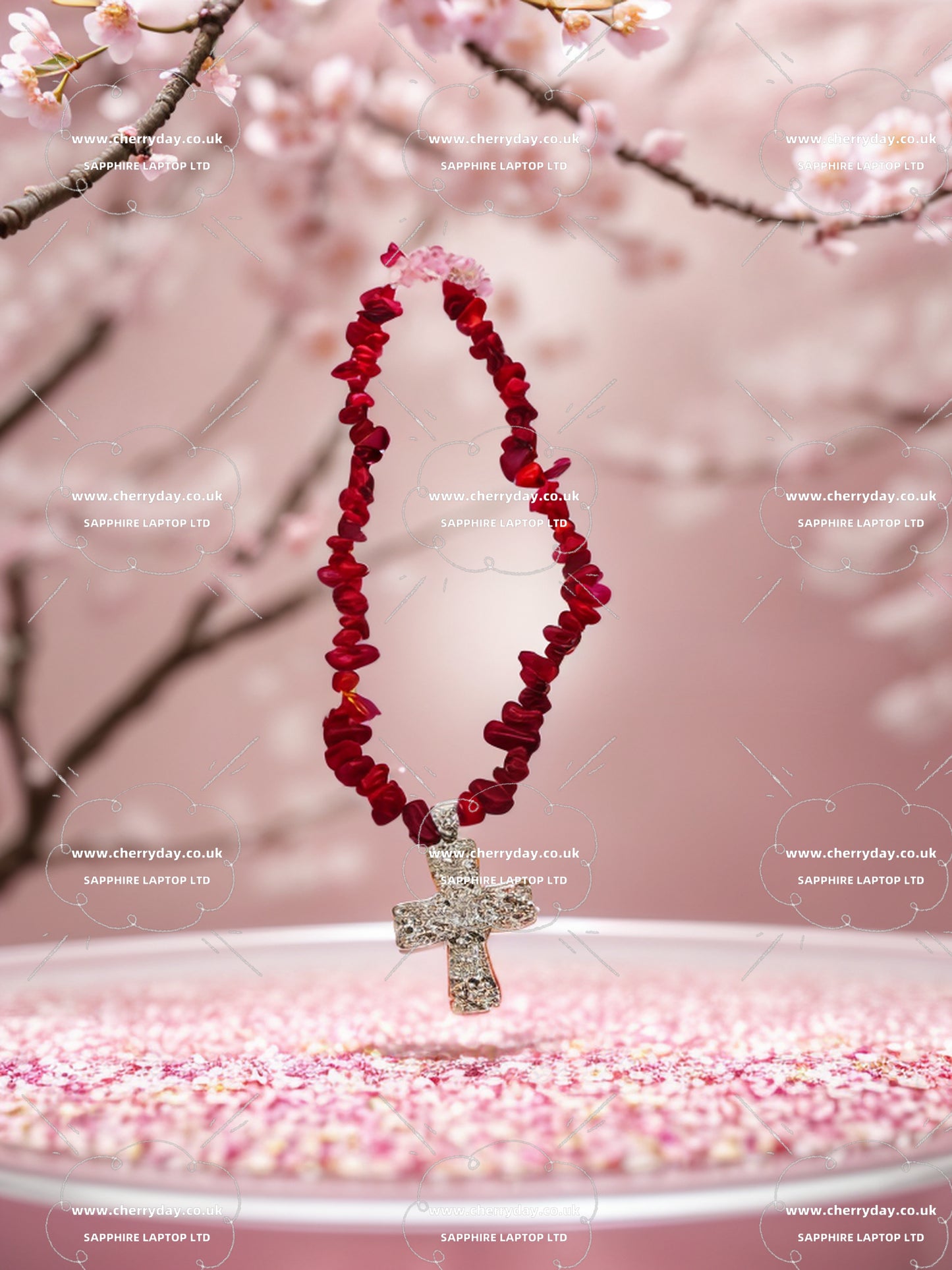 Bohemian crucifix necklace