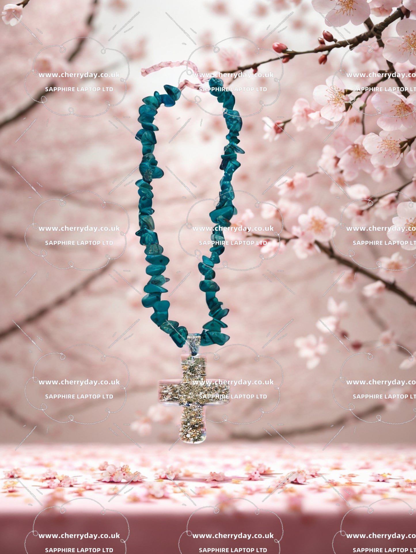 Bohemian crucifix necklace