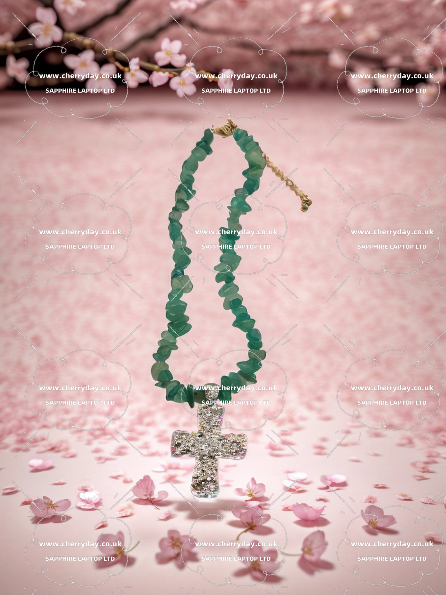 Bohemian crucifix necklace