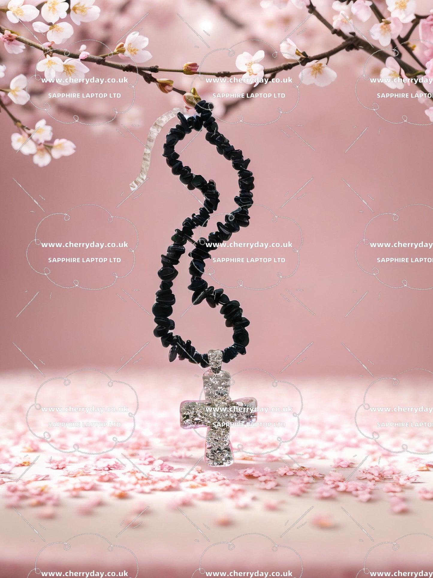 Bohemian crucifix necklace