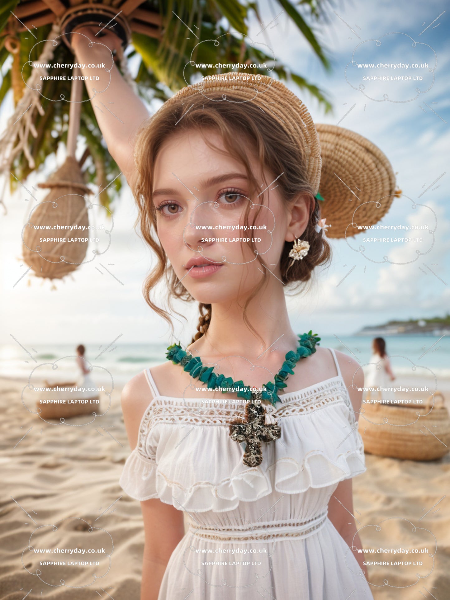Bohemian crucifix necklace