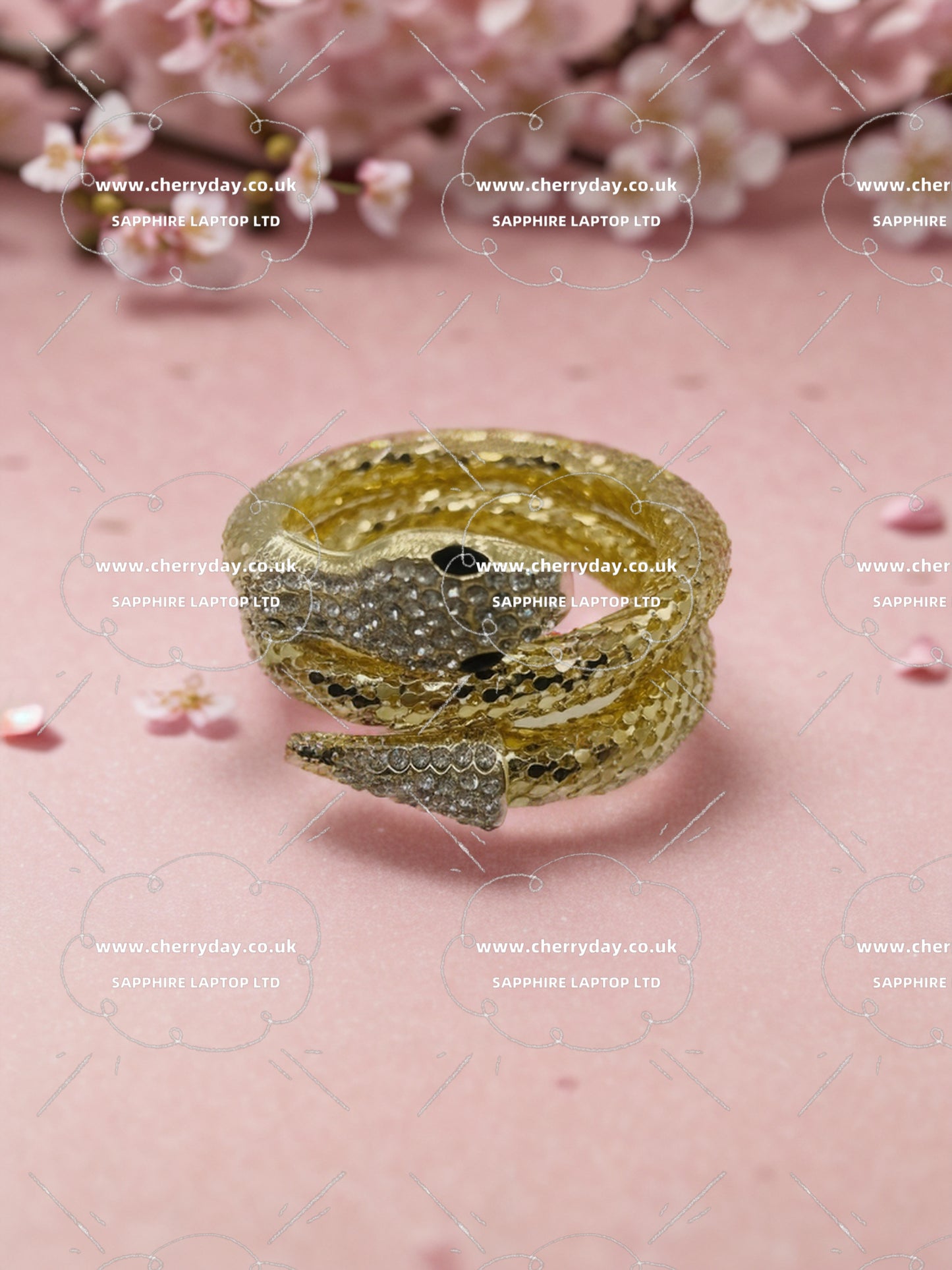 Queen Medusa snake bangle necklace