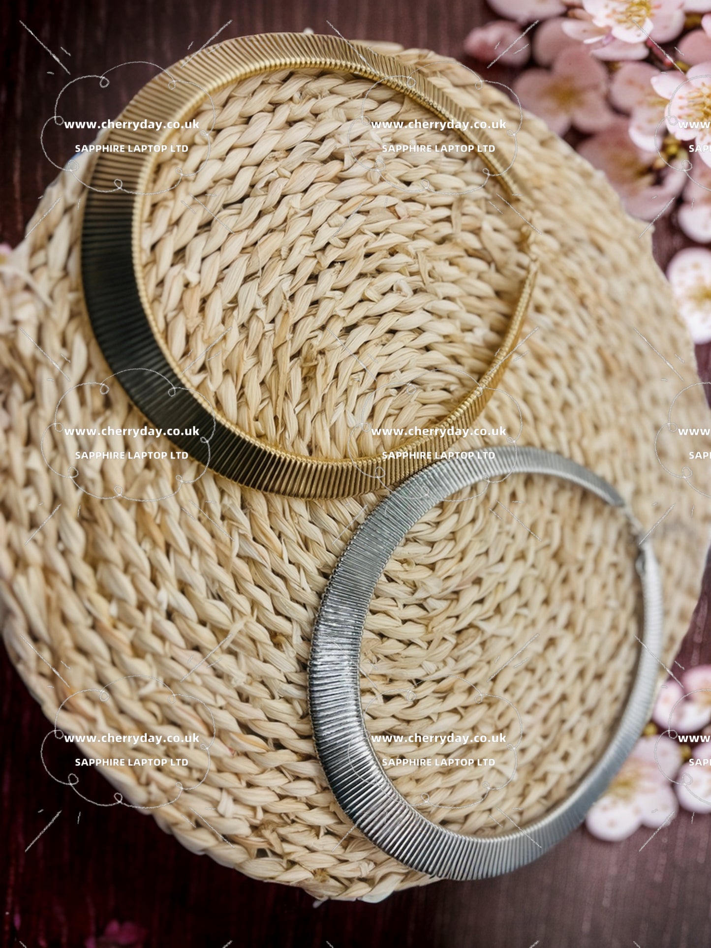 Punky metal collar necklace