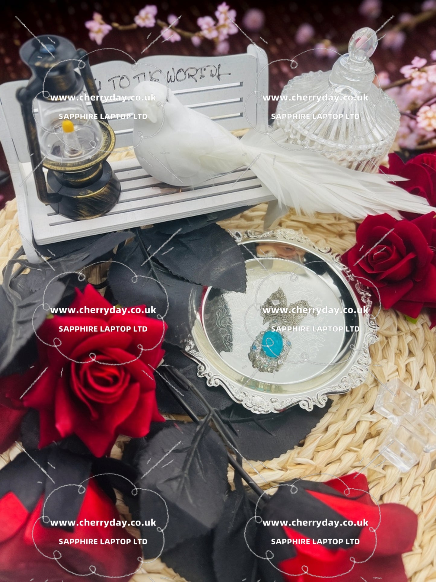 Wreath of Peace sapphire necklace
