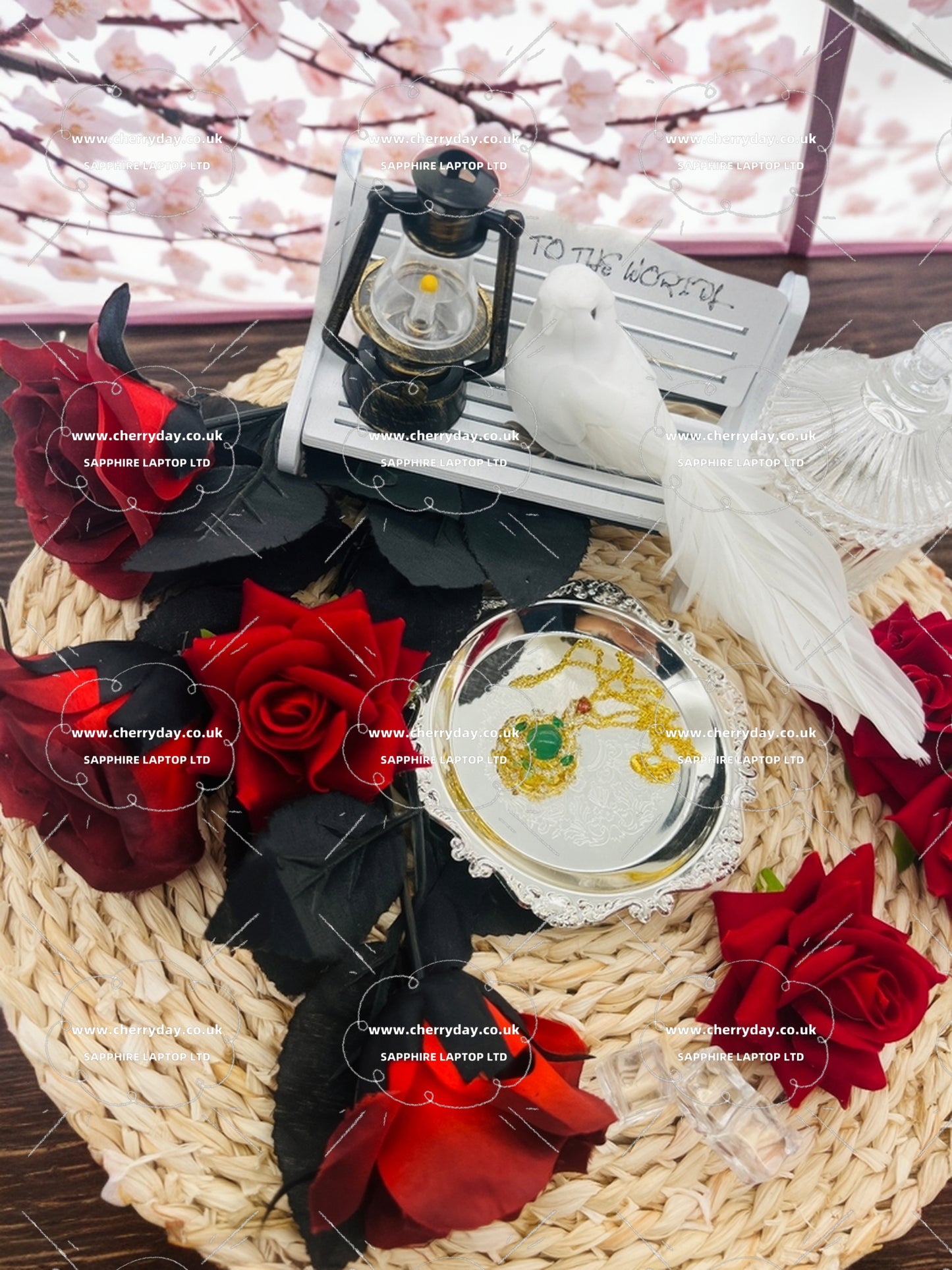 Fortune compass jade necklace