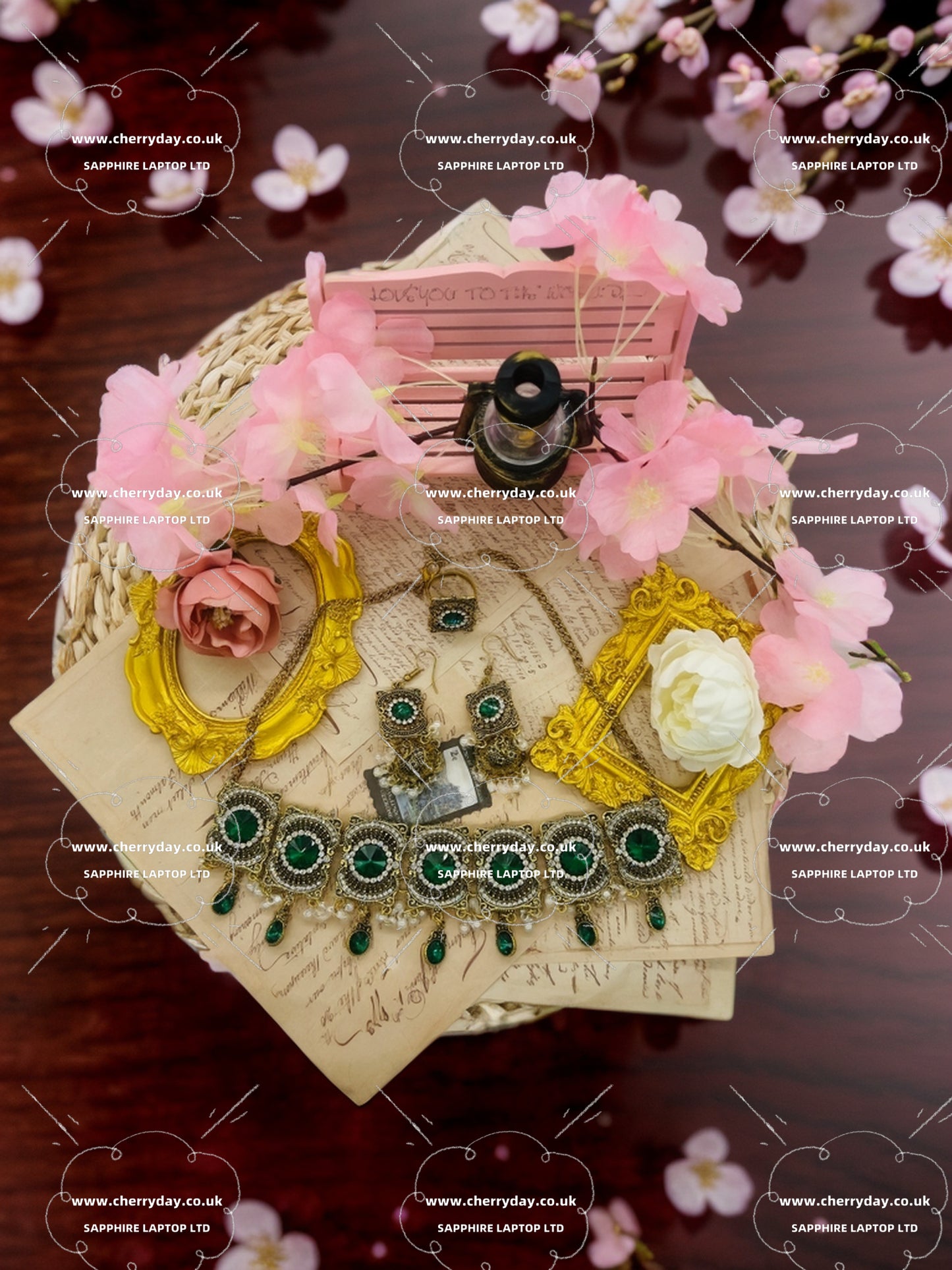 Totemic belief ring&earrings&necklace set
