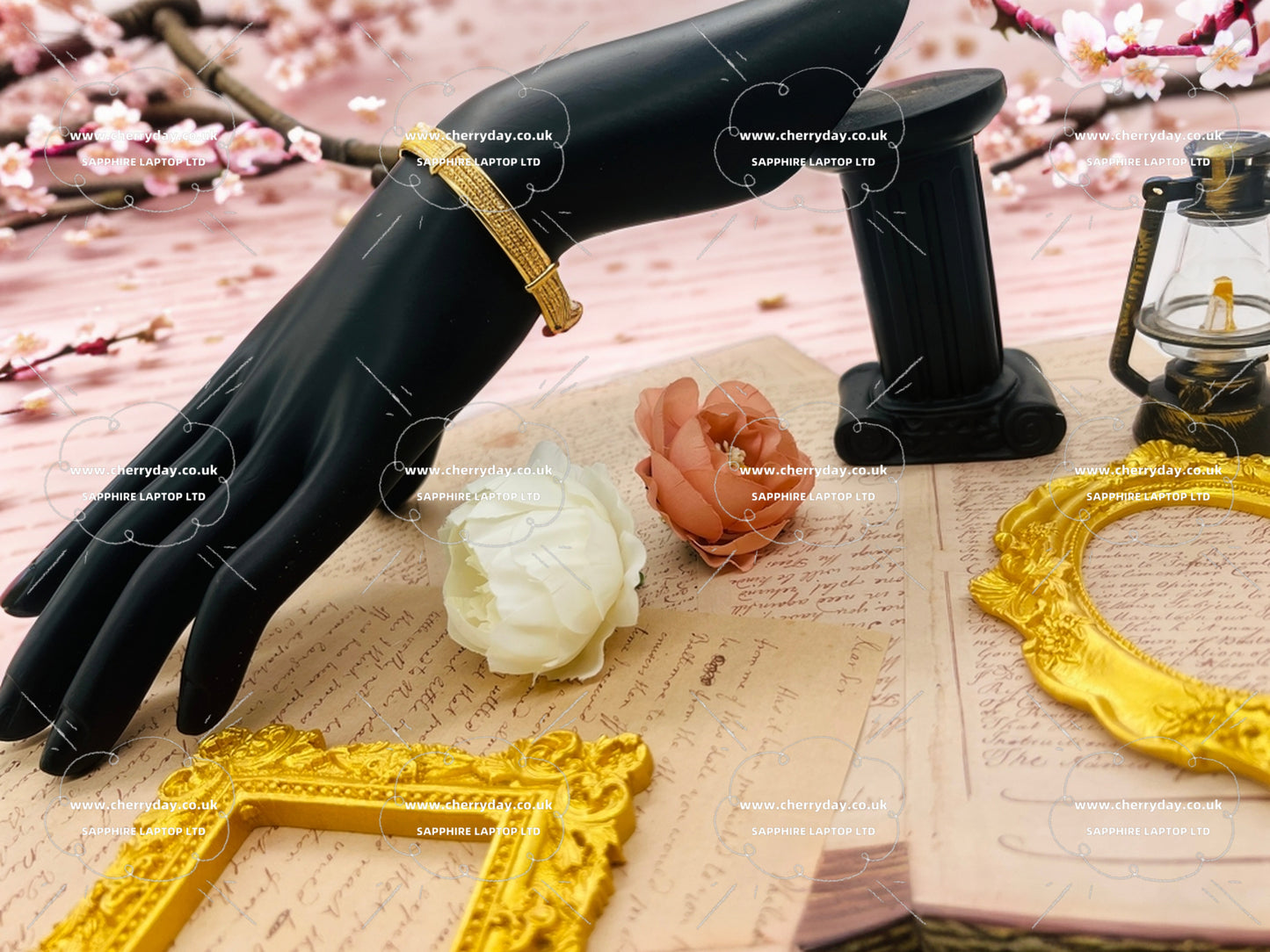 Gold coin bracelet