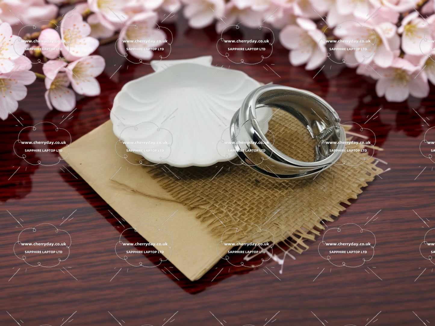 Silver wave bracelet