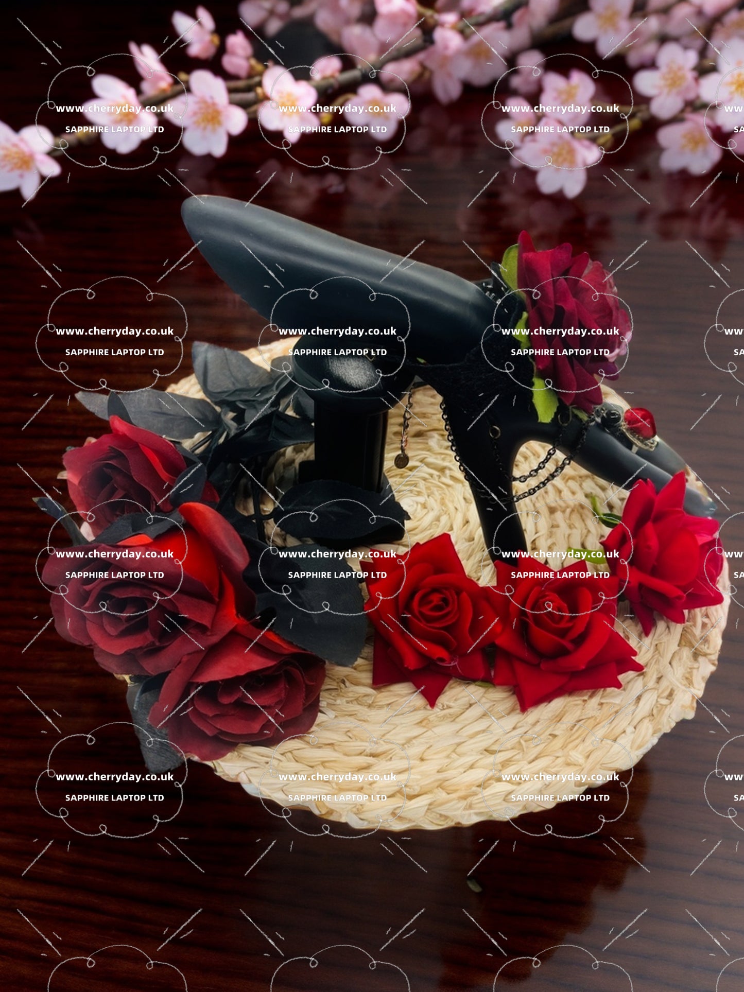 Rose ring-bracelet