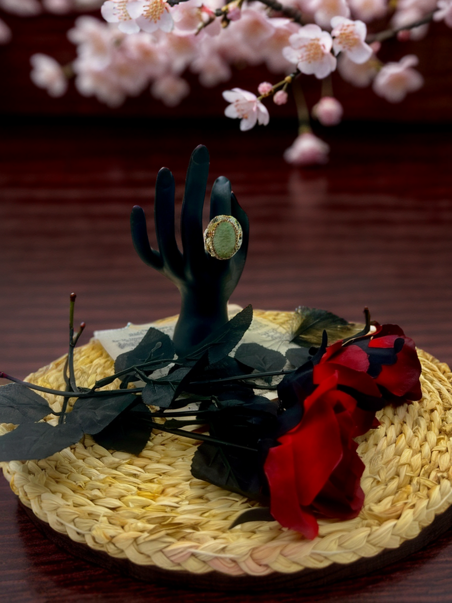 Desert boat vintage ring