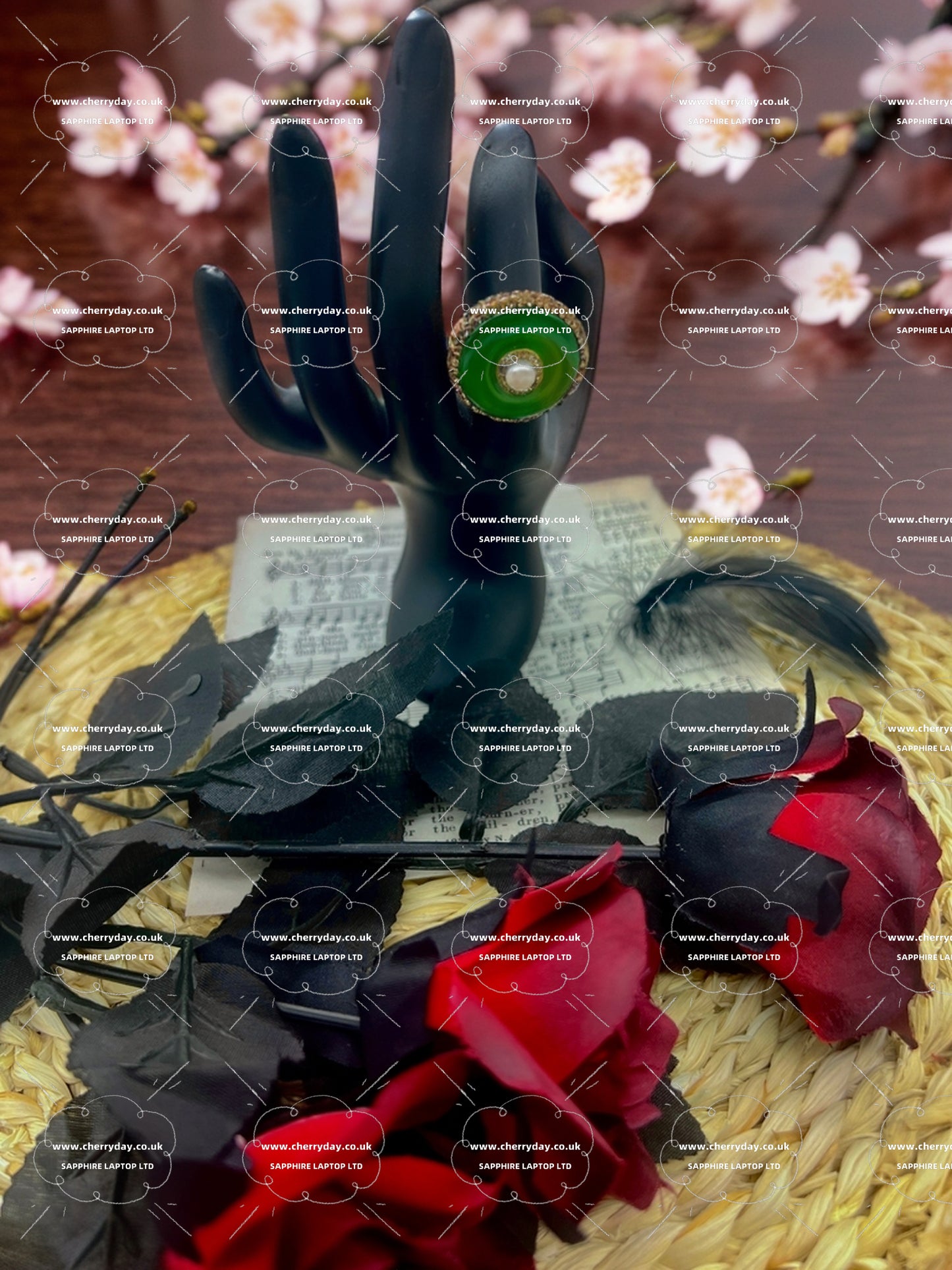 Queen of Jade vintage ring
