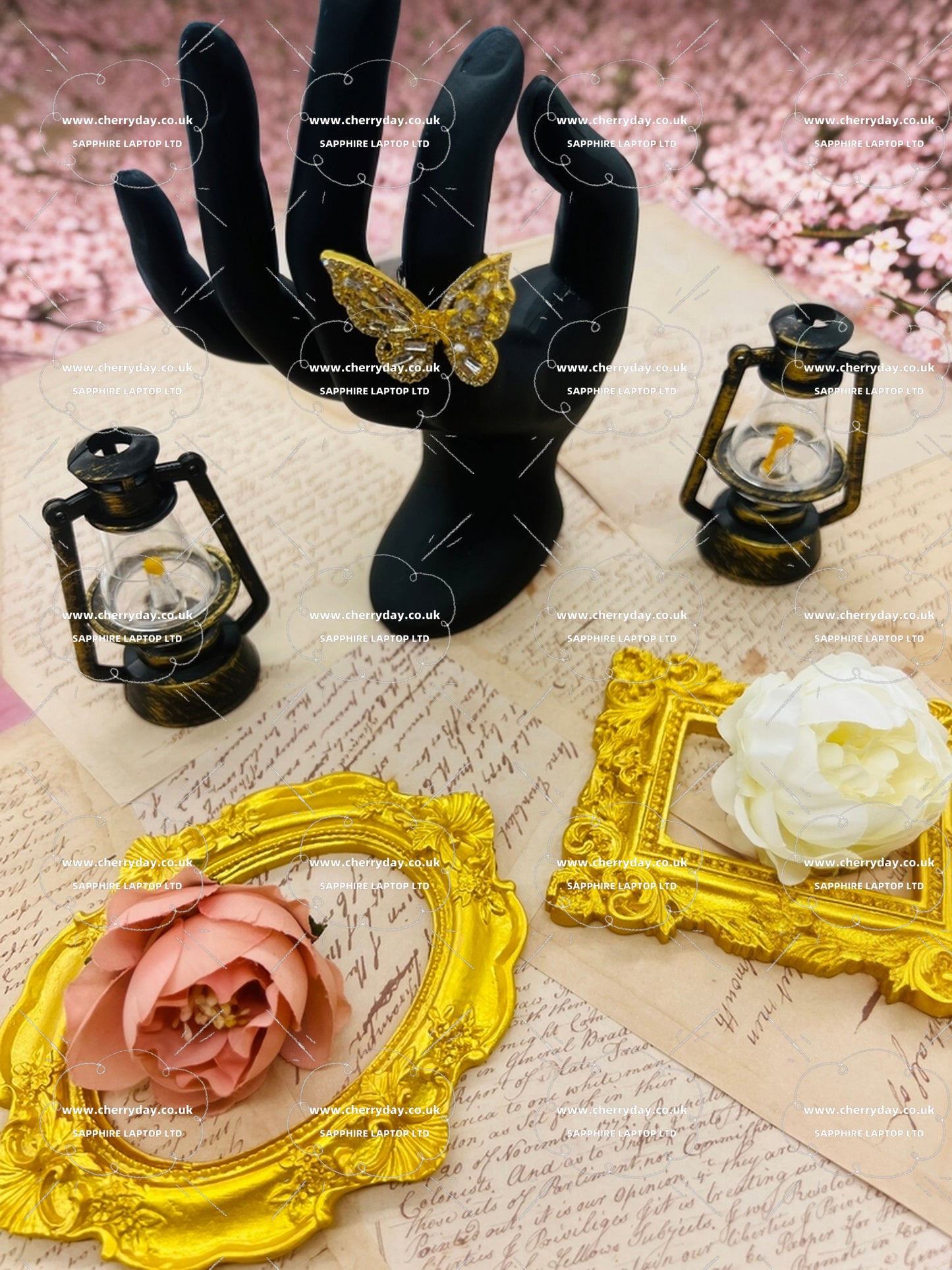 Butterfly ring for Silver-Gold