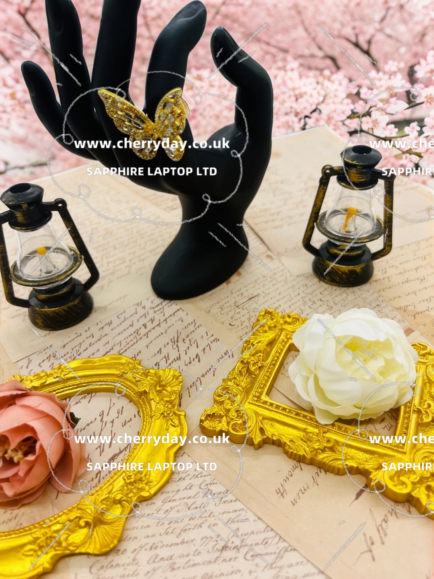 Butterfly ring for Silver-Gold