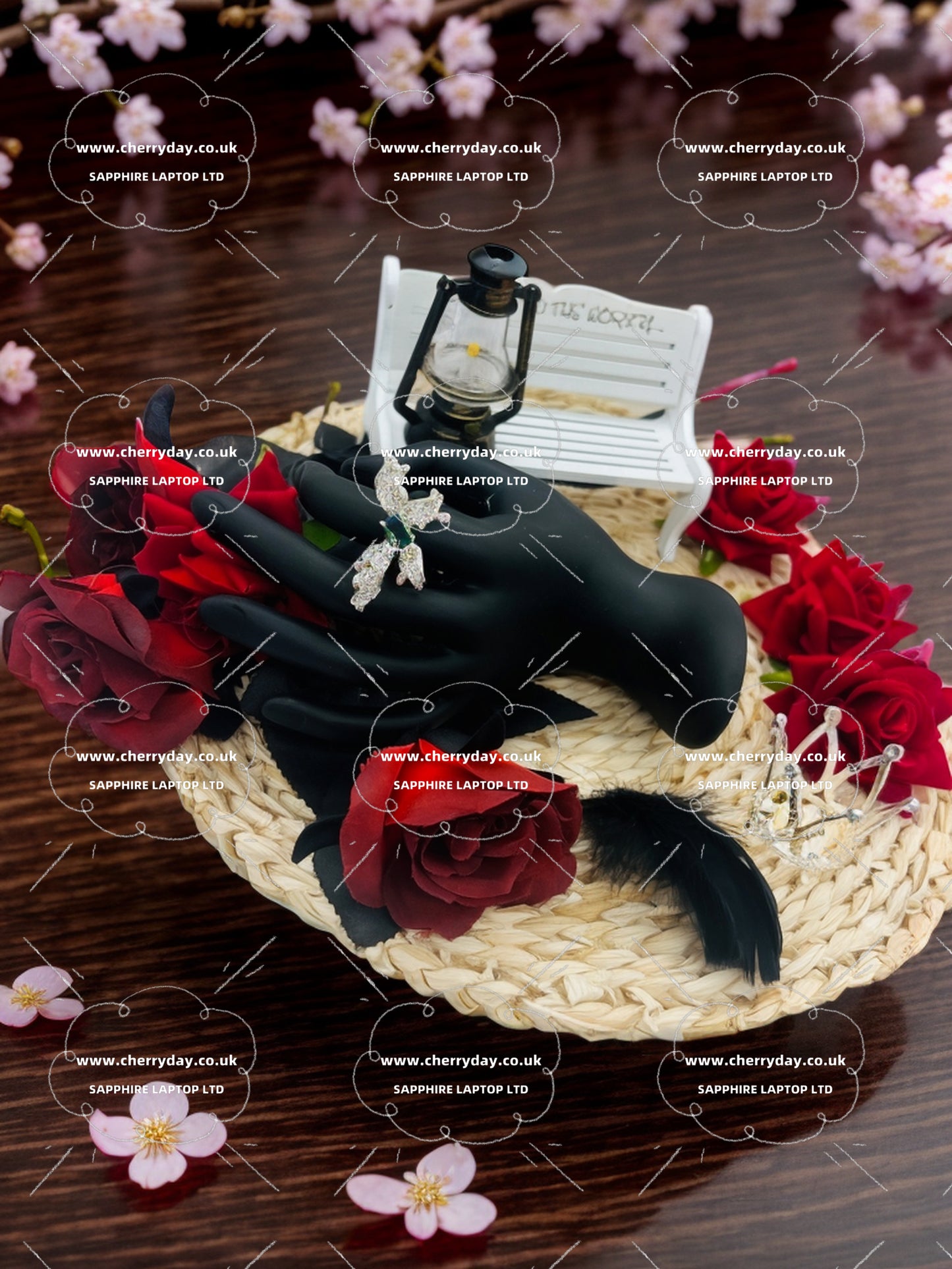 Butterfly Lovers' Flower ring
