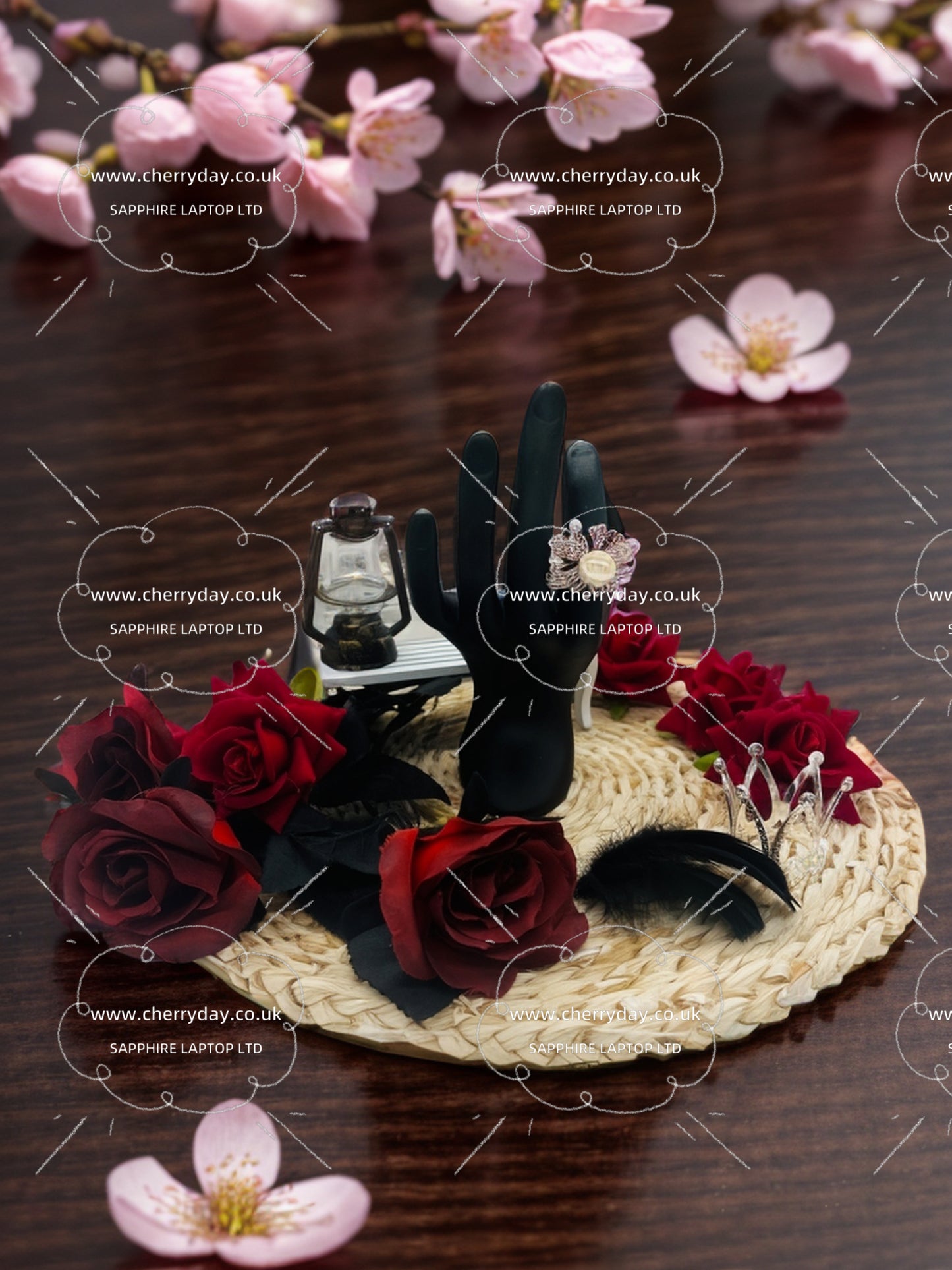 Fountain of youth pearl flower ring
