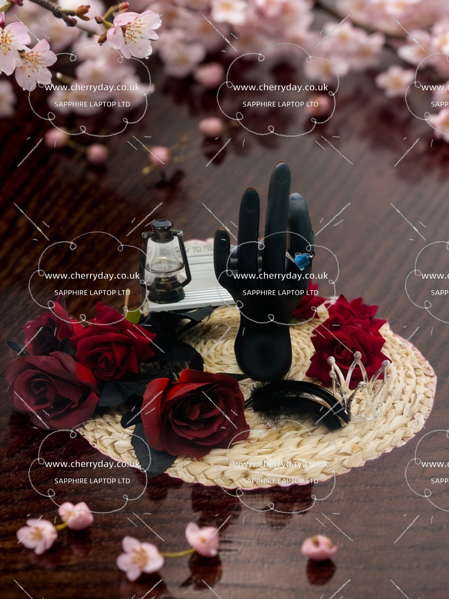 Sapphire small love ring