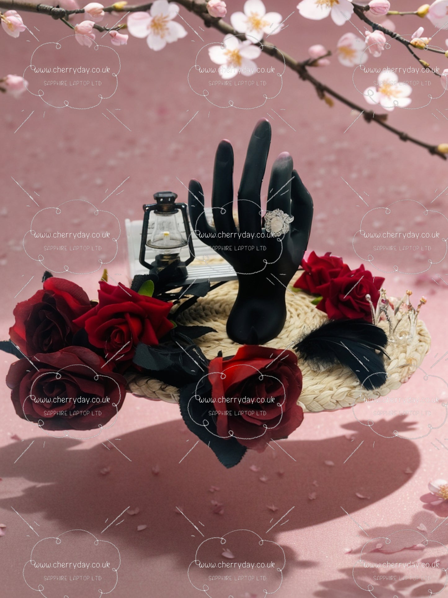 Moonlight flower ring