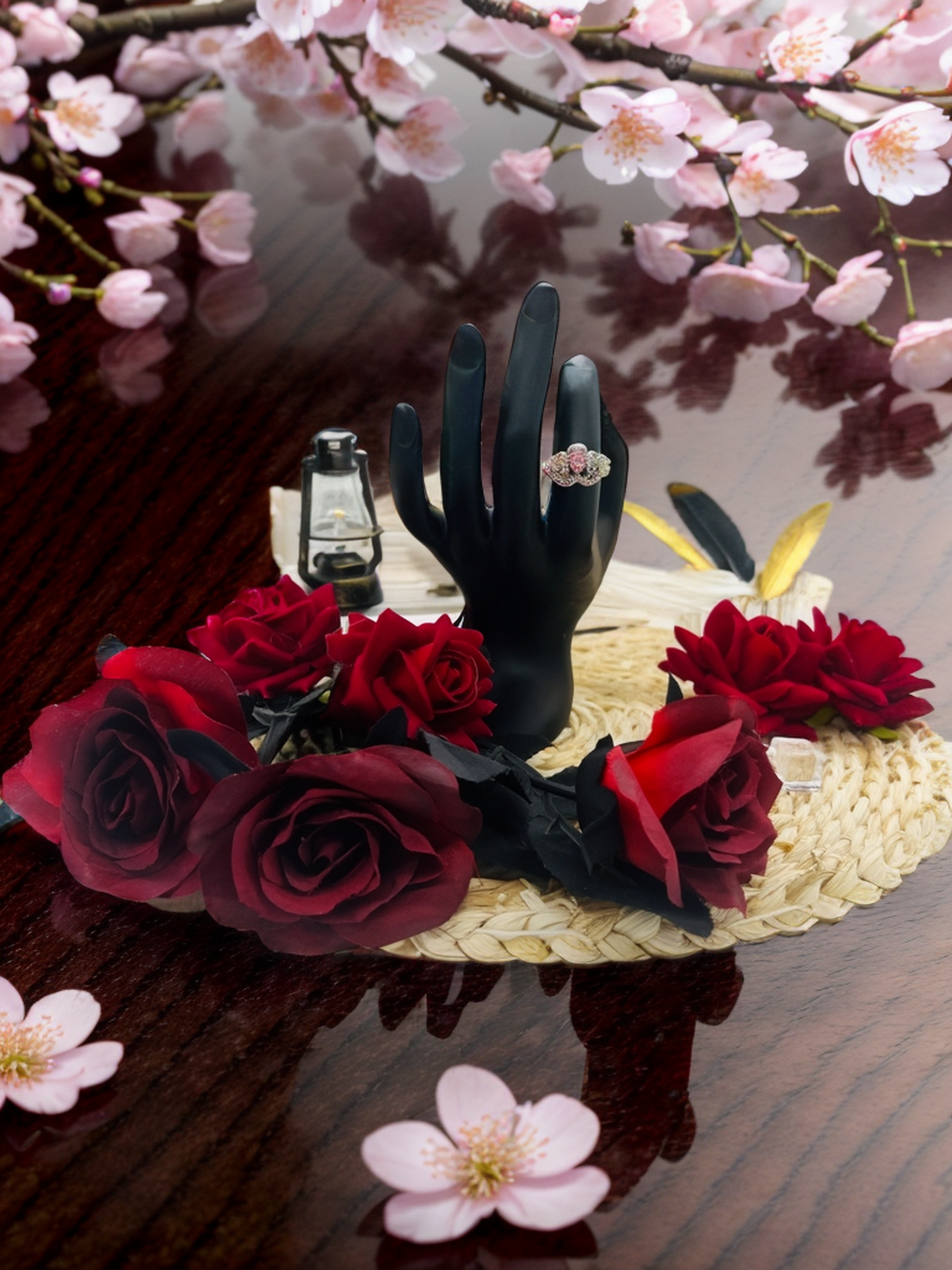 Pink diamond European royalty crown ring