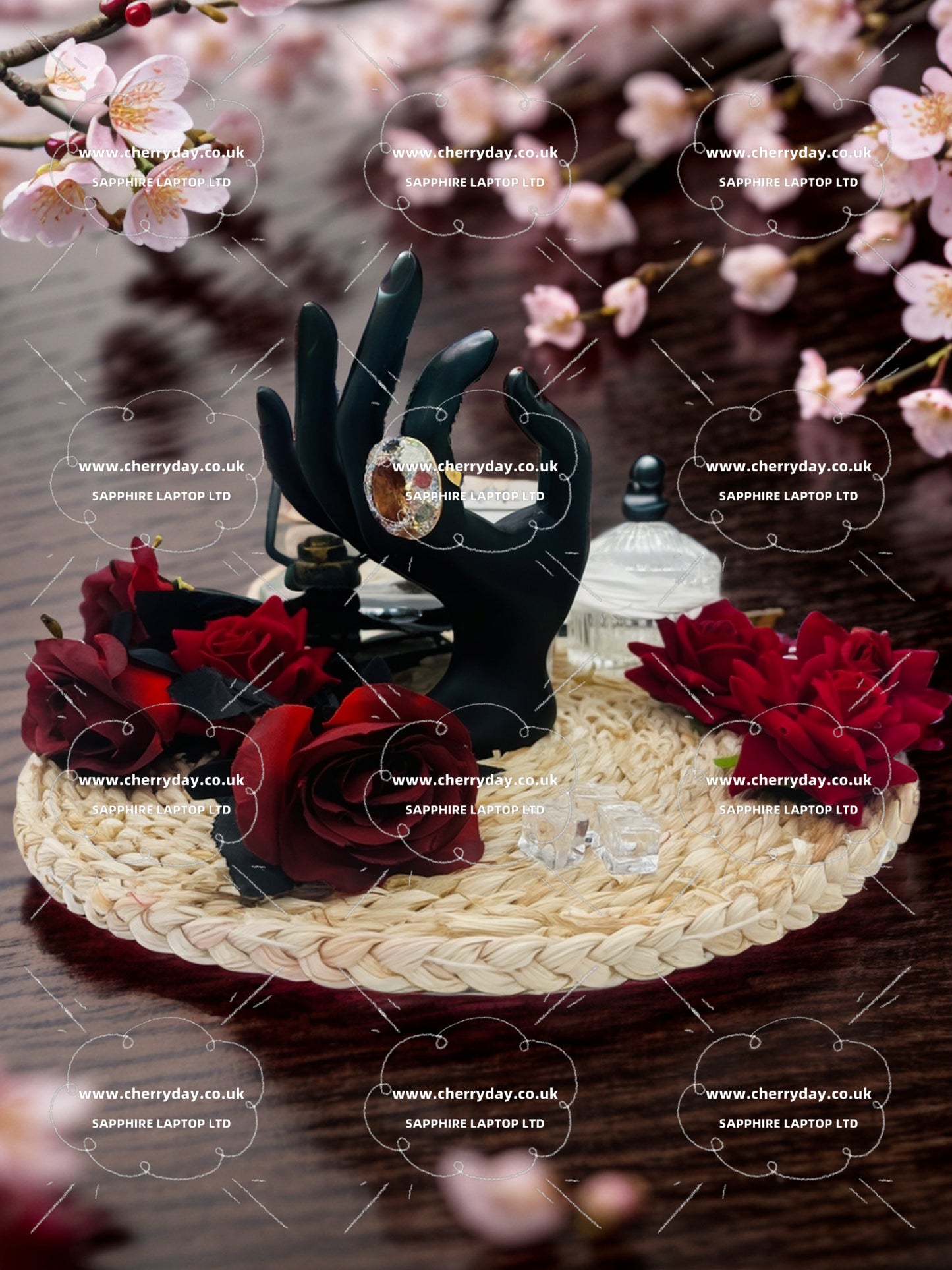 English breakfast tea cube ring