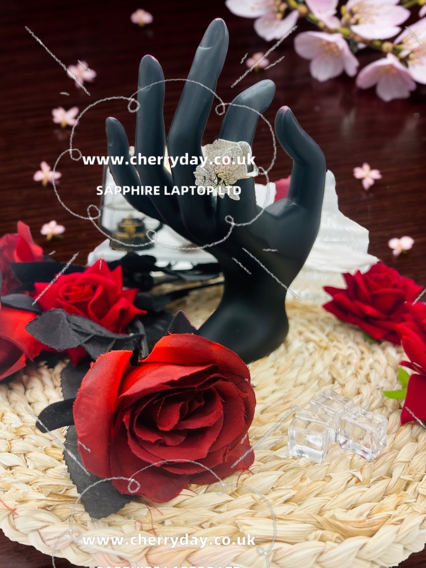 Twinset flowers ring
