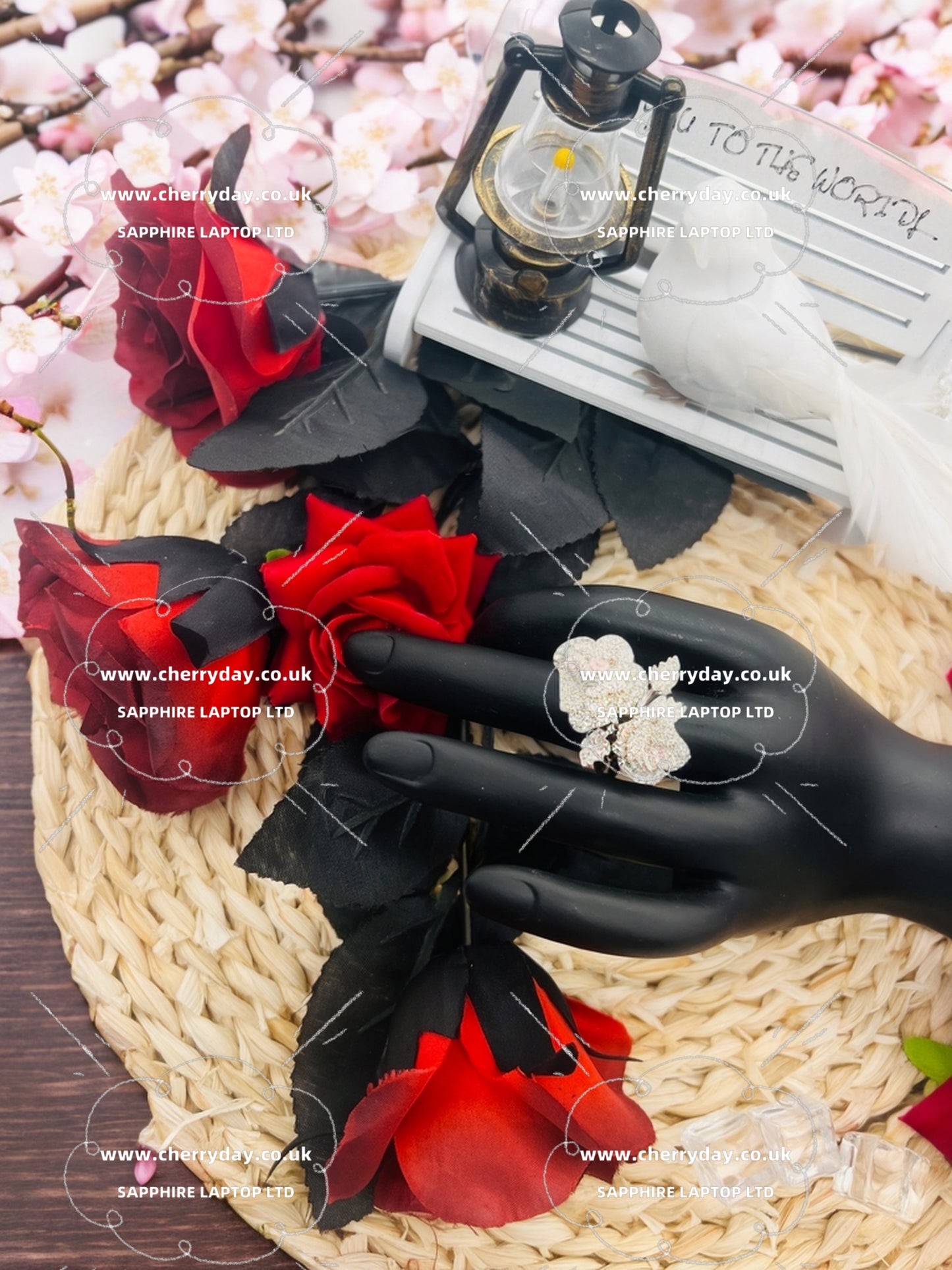 Twinset flowers ring