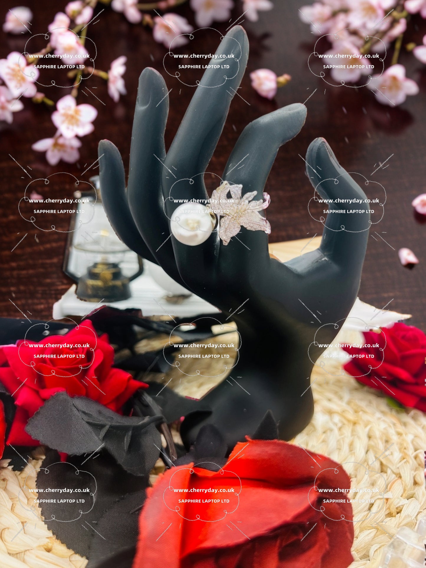 Eternal flower pearl ring