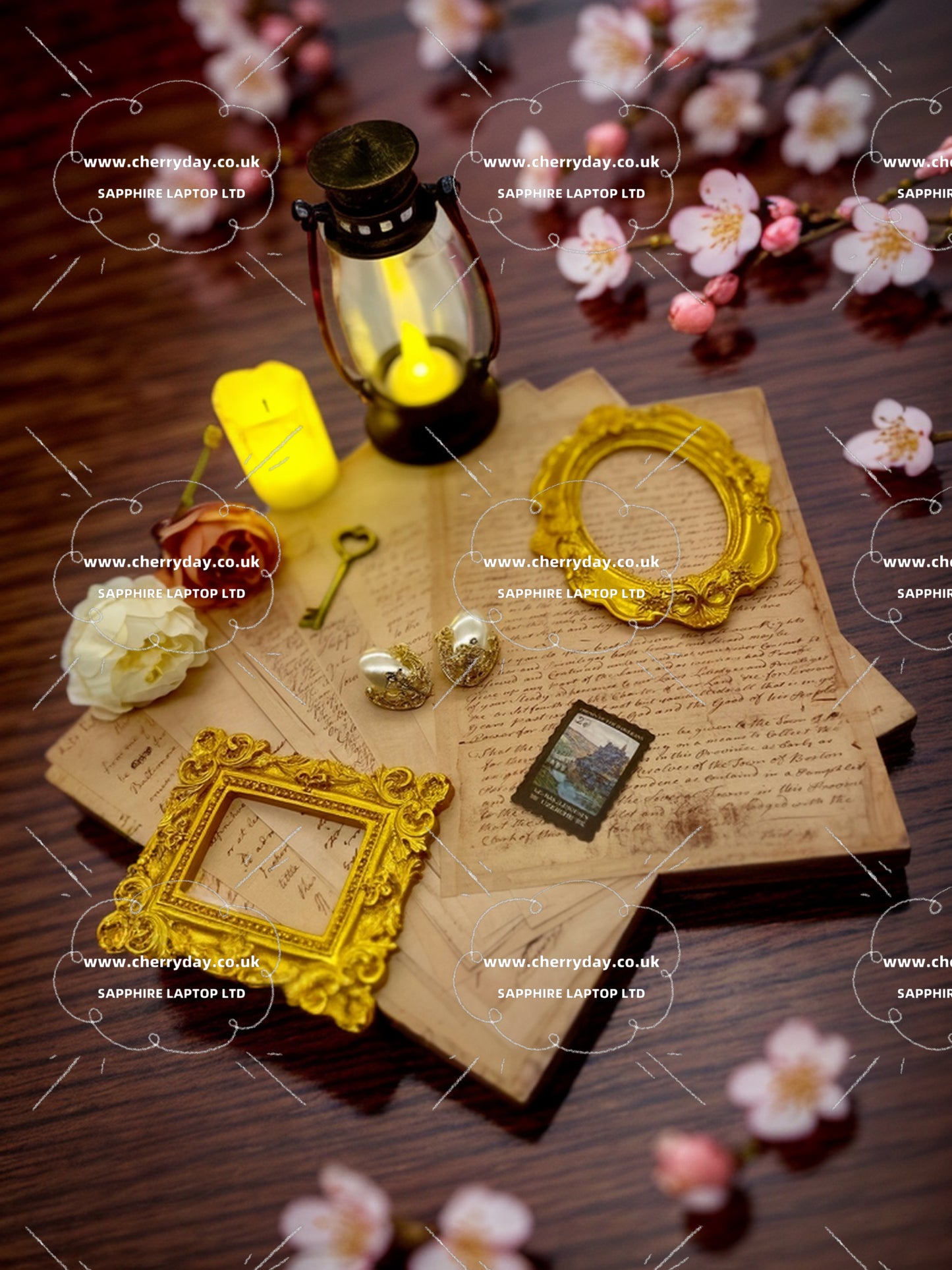 All in one vintage earrings