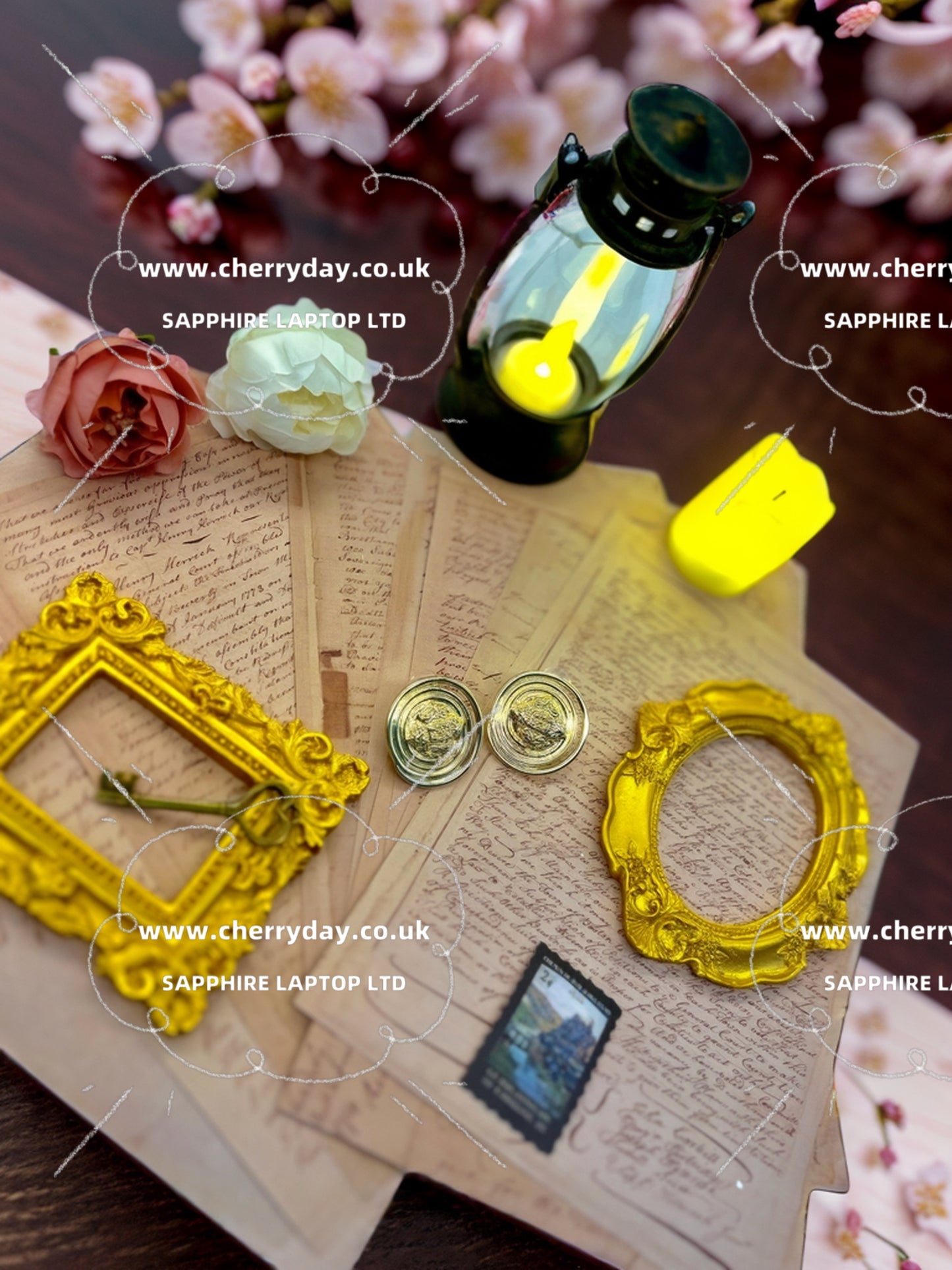 Trump card vintage earrings