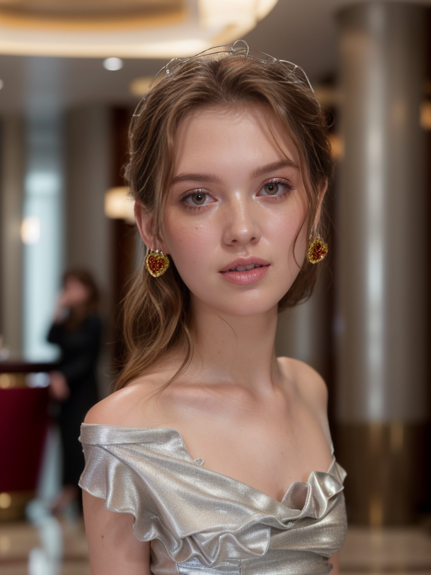 The heart of Athena earrings