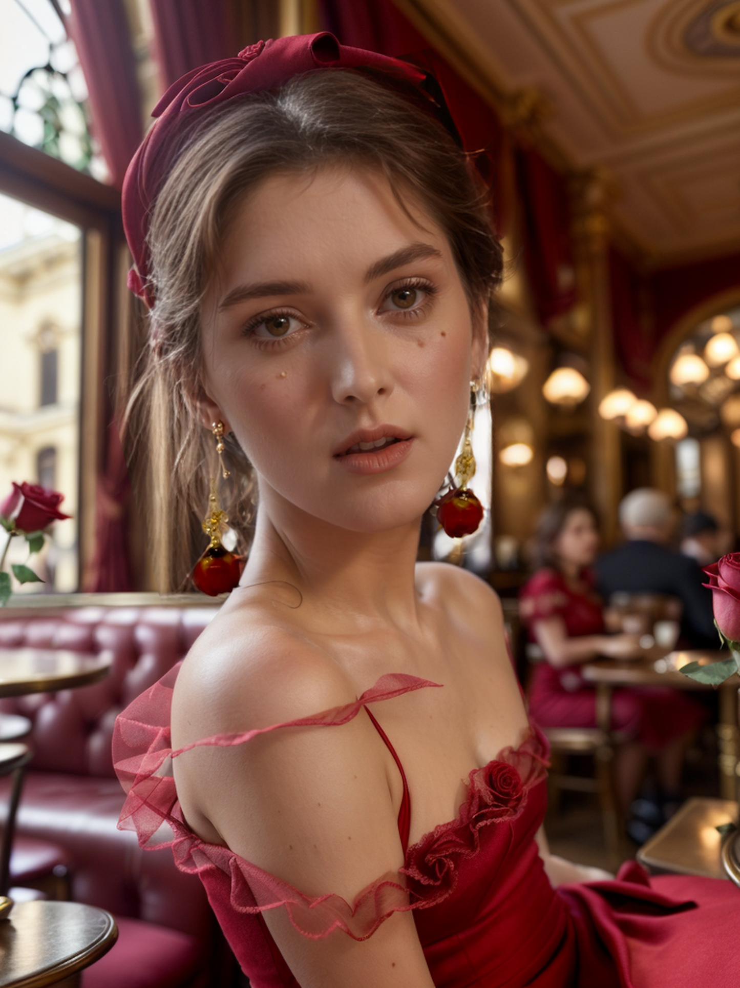 Princess Rose earrings