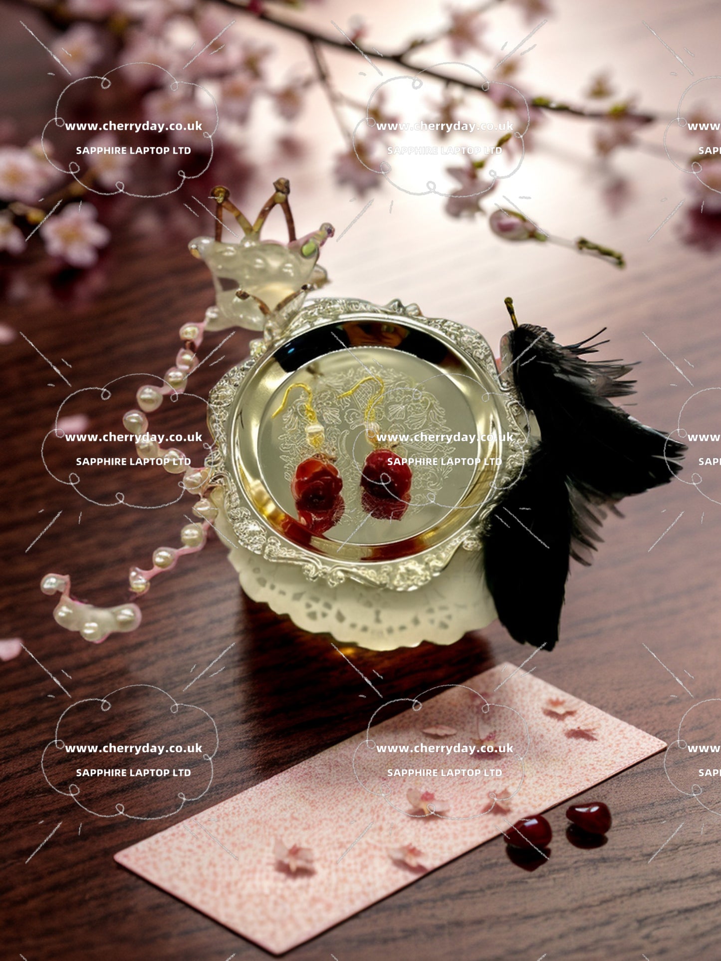 Princess Rose earrings