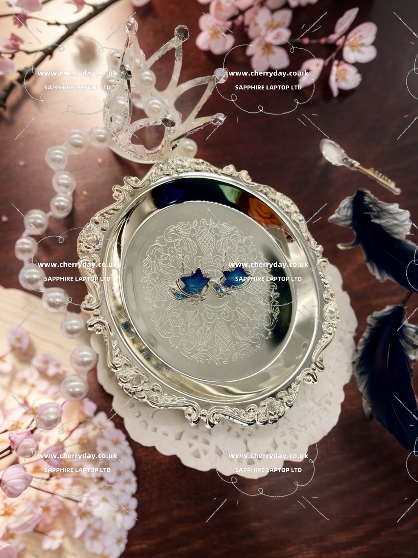 Starlight sea earrings