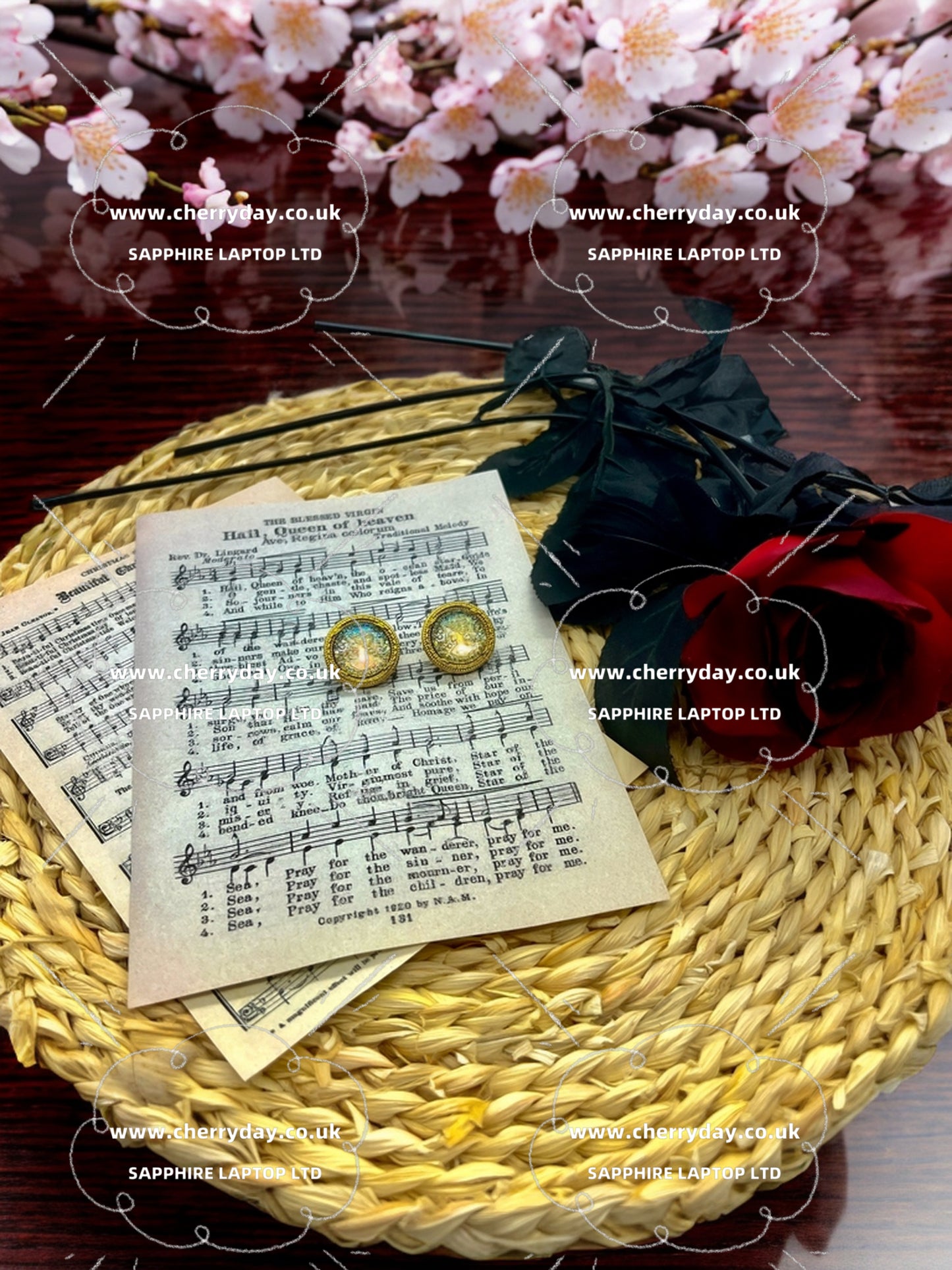 Badge of the Goddess earrings