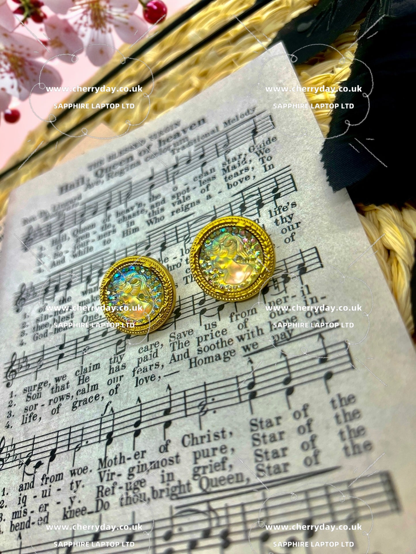 Badge of the Goddess earrings