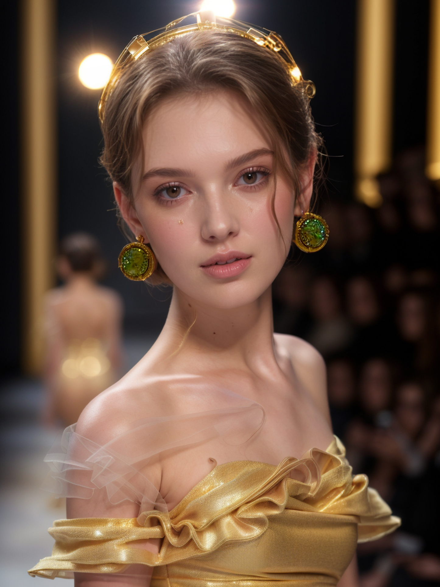 Badge of the Goddess earrings