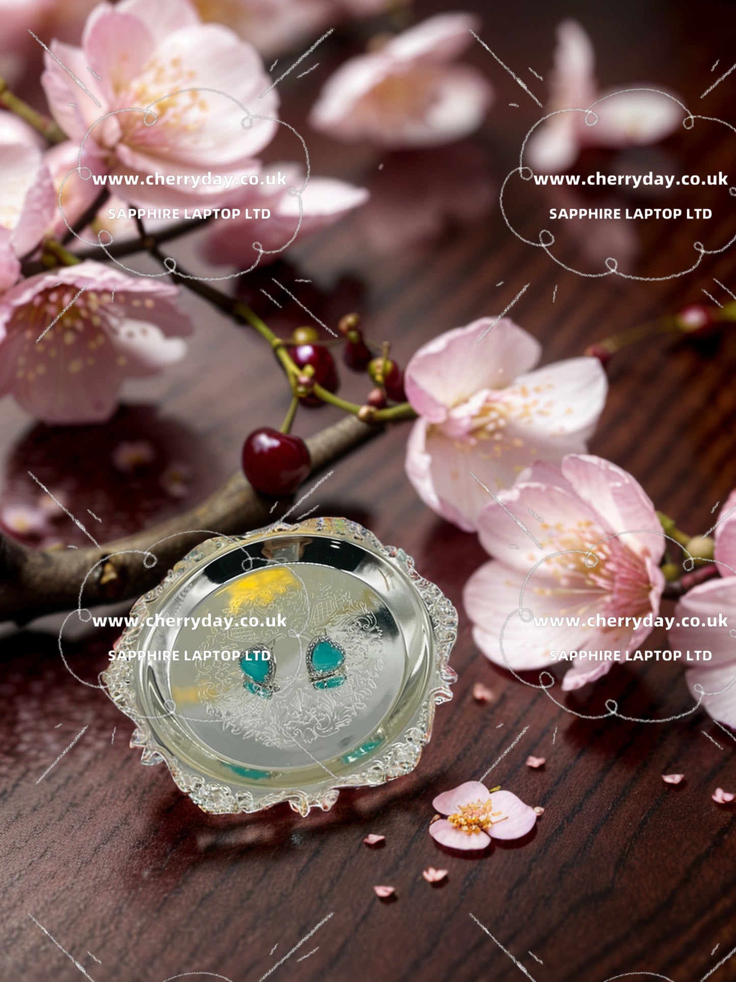 Heart of the Lake earrings