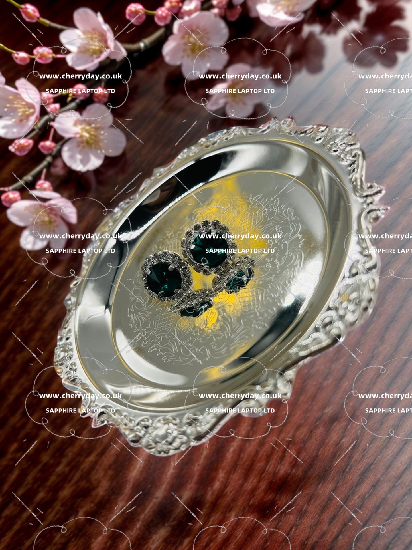 Atrovirens diamond for ladies earrings