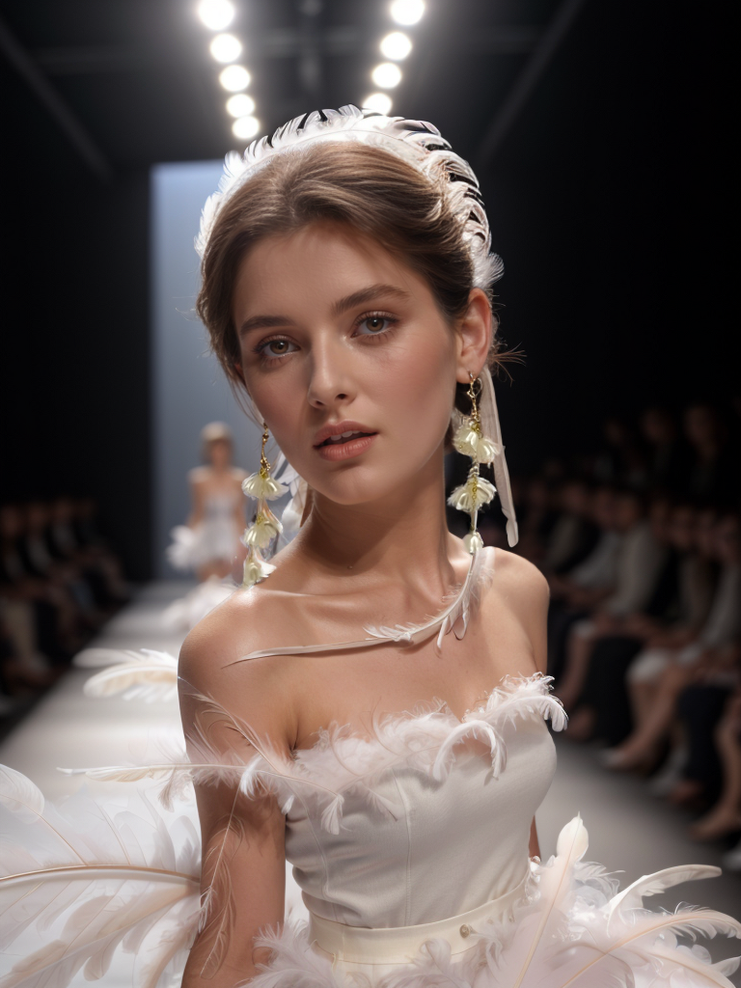 Hyacinth tassel earrings