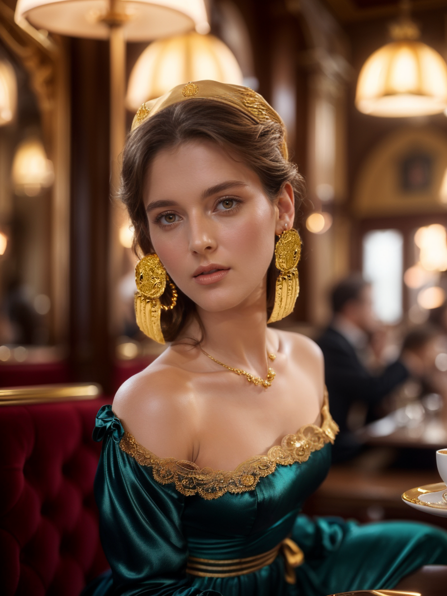 Nile gold rush earrings