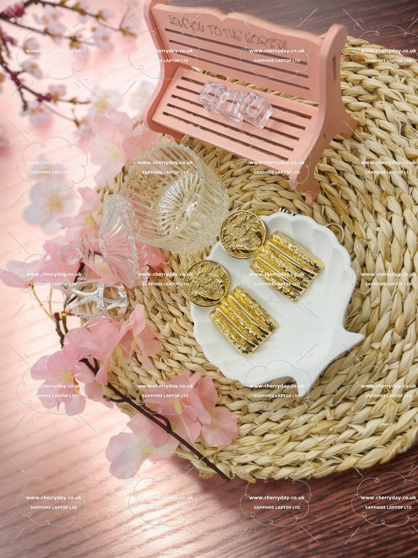 Nile gold rush earrings