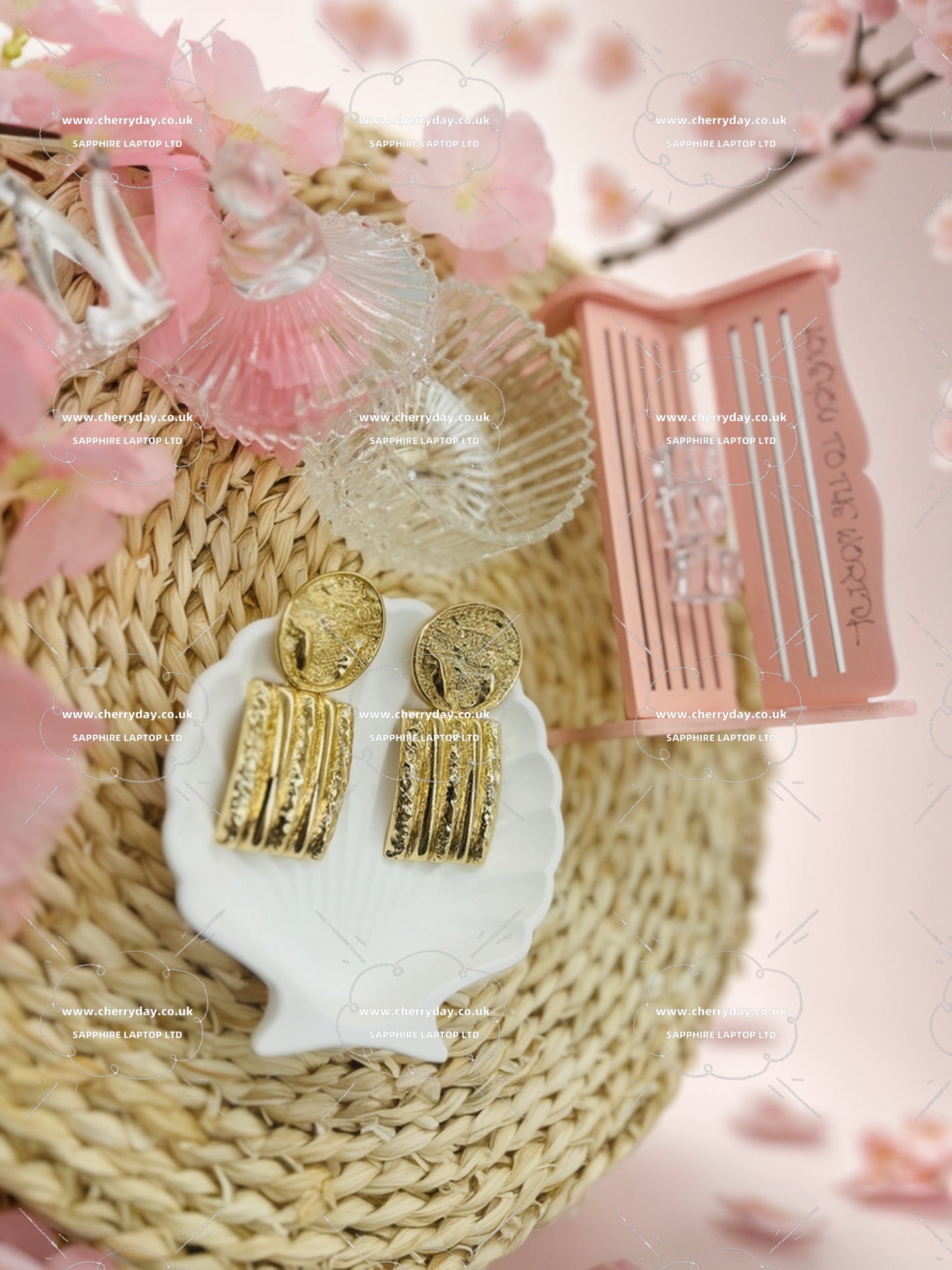Nile gold rush earrings