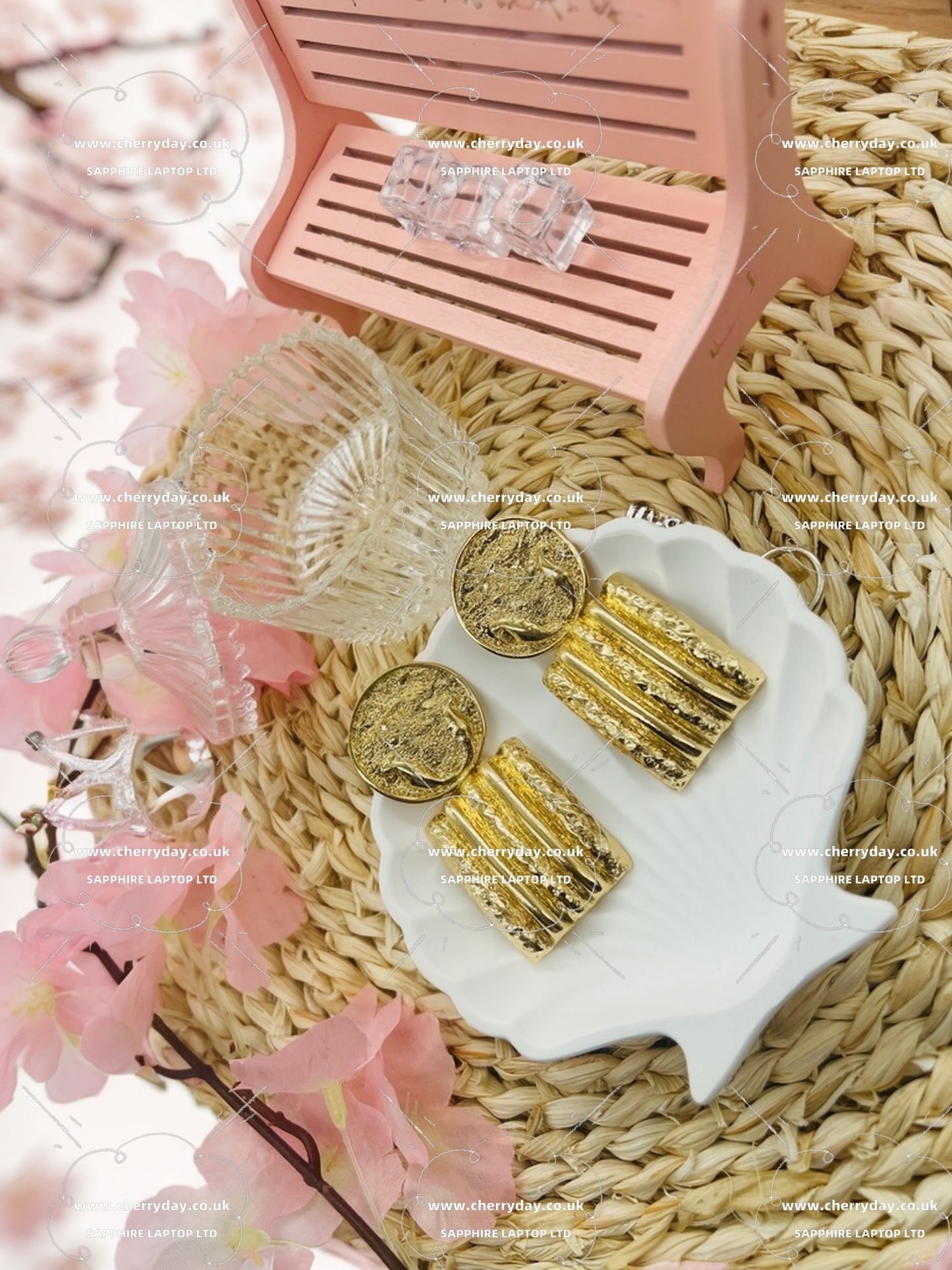 Nile gold rush earrings