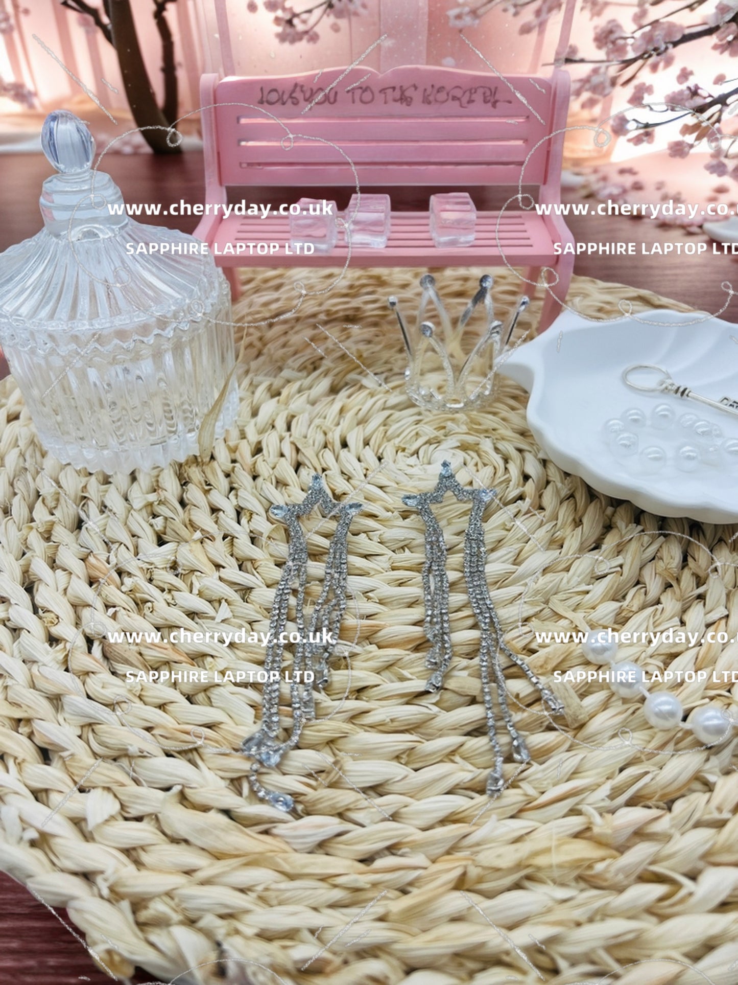 Milky way galaxy tassels earrings