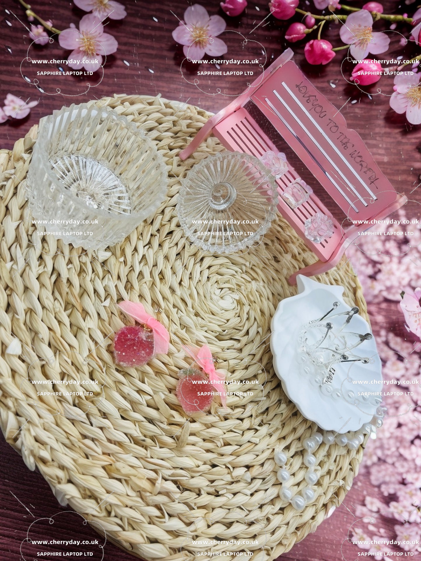 Sweetened strawberry earrings