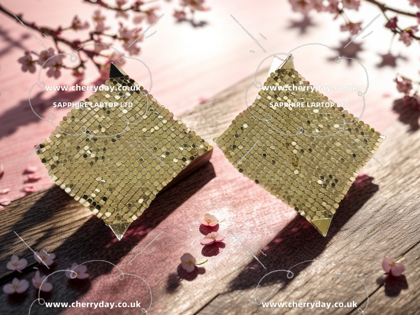 Gold/Silver tassel sequins fashionable earrings