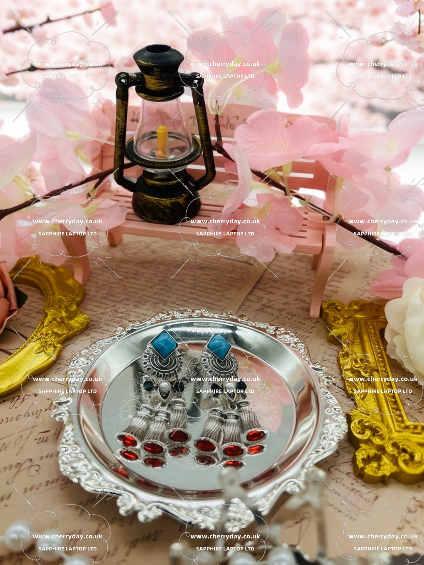 Totem pole earrings