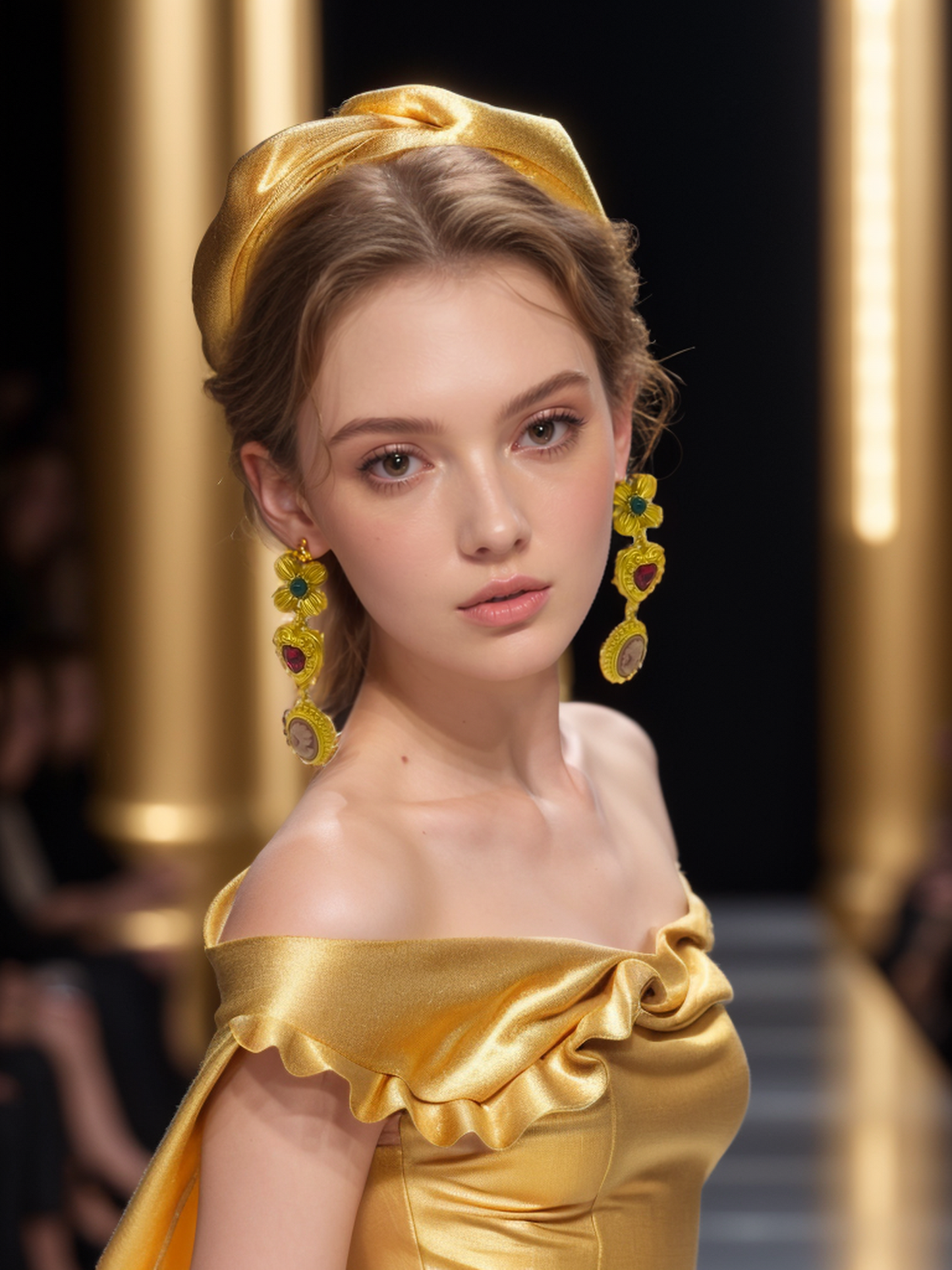 Impressions of Rome tassel earrings